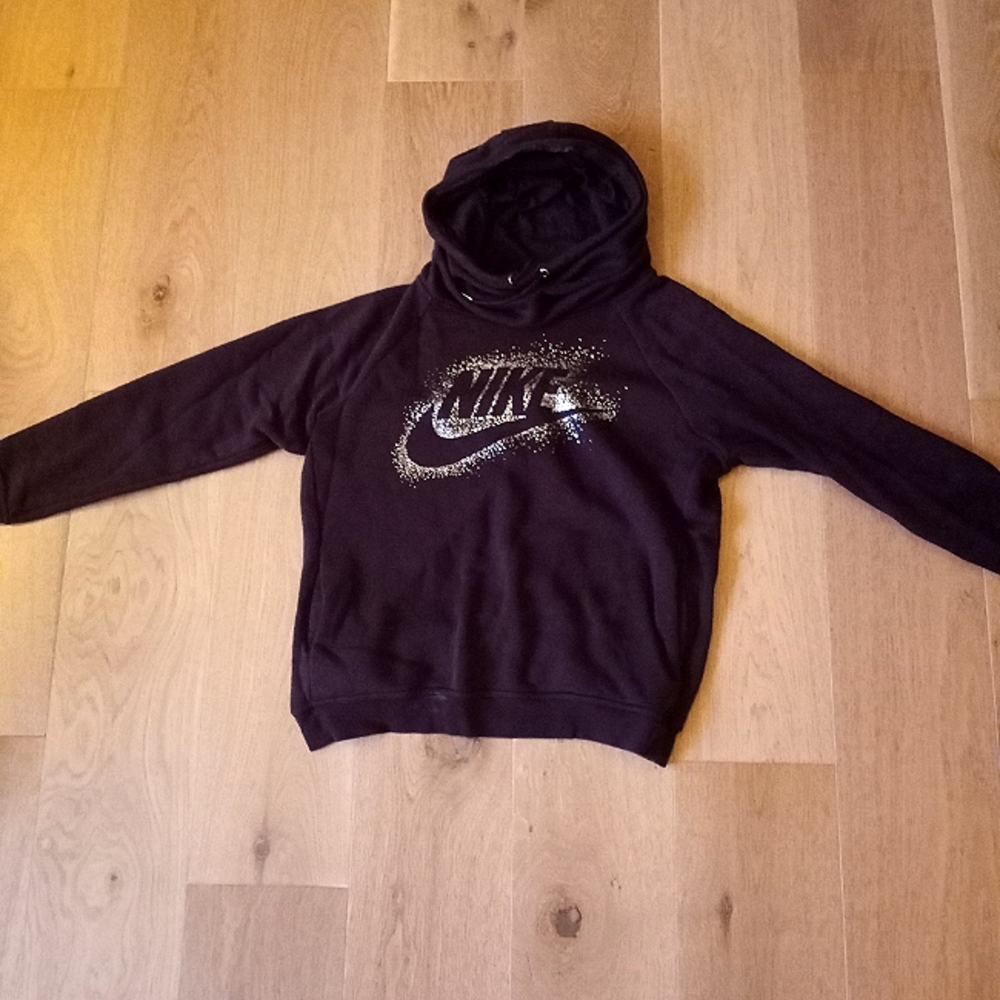 Nike Funnel Cowl Neck Fleece Pullover Hoodie Women's Size